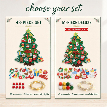 Choose your set: 43-piece set or 51-piece deluxe